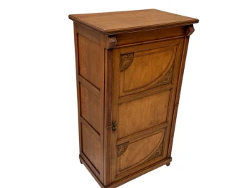 Arts & Crafts Art Nouveau One-Door Cabinet, 1900s